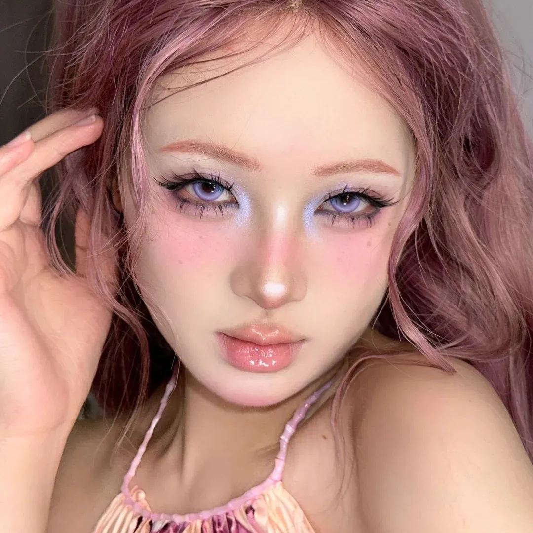 Periwinkle Purple Prescription Yearly Contact Lenses