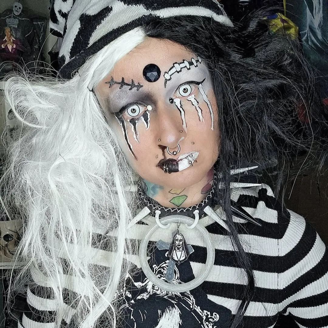 Circle White Costume Contact Lenses