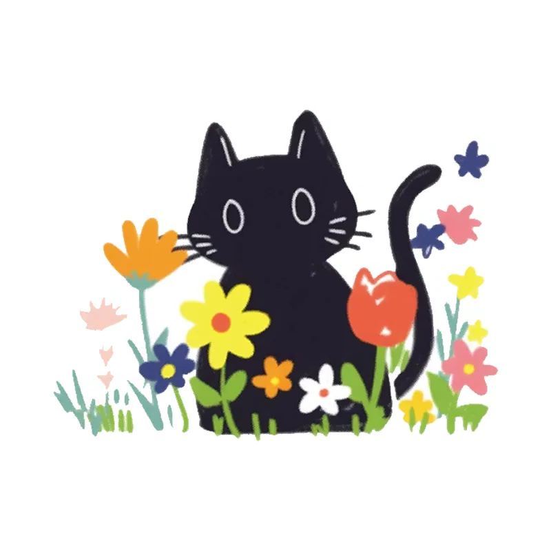 Garden Kitten Tattoos