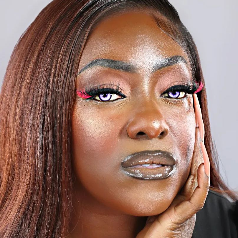 Koi Prank Purple Prescription Yearly Contact Lenses