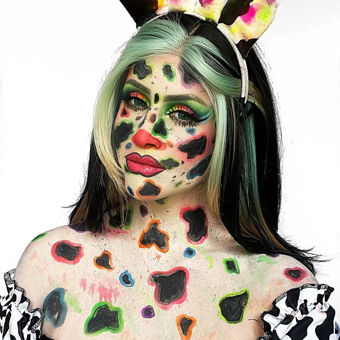 Crack Green Costume Yearly Contact Lenses