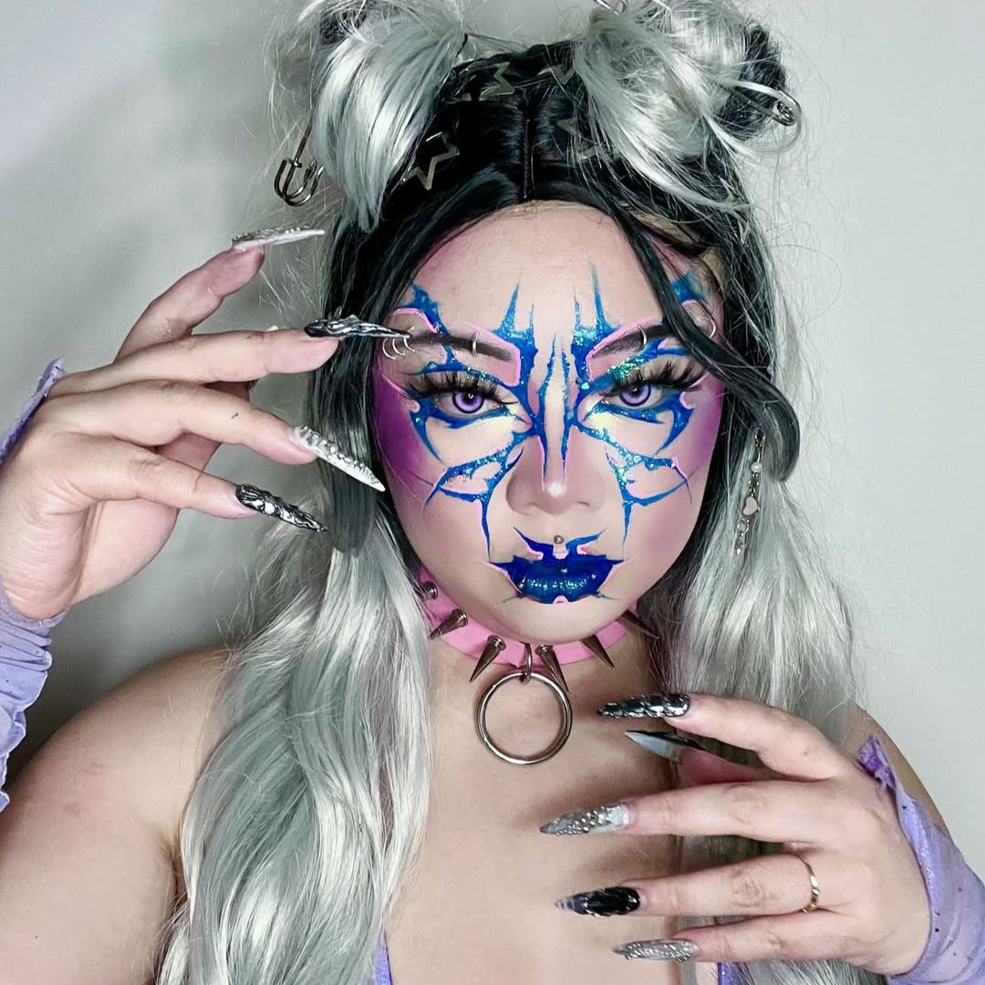 Koi Prank Purple Prescription Yearly Contact Lenses