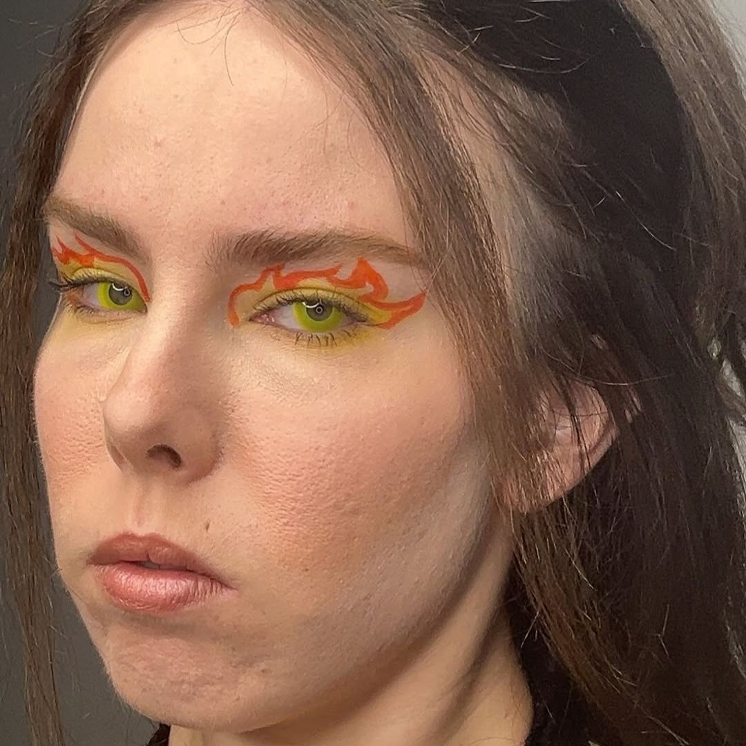 [US Warehouse] Pure Yellow Costume Contact Lenses