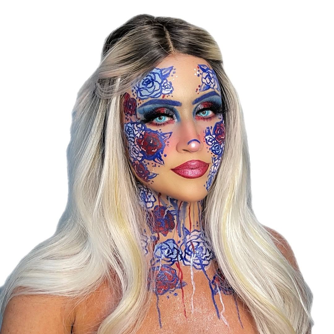 [US Warehouse] Windmill Blue Costume Yearly Contact Lenses