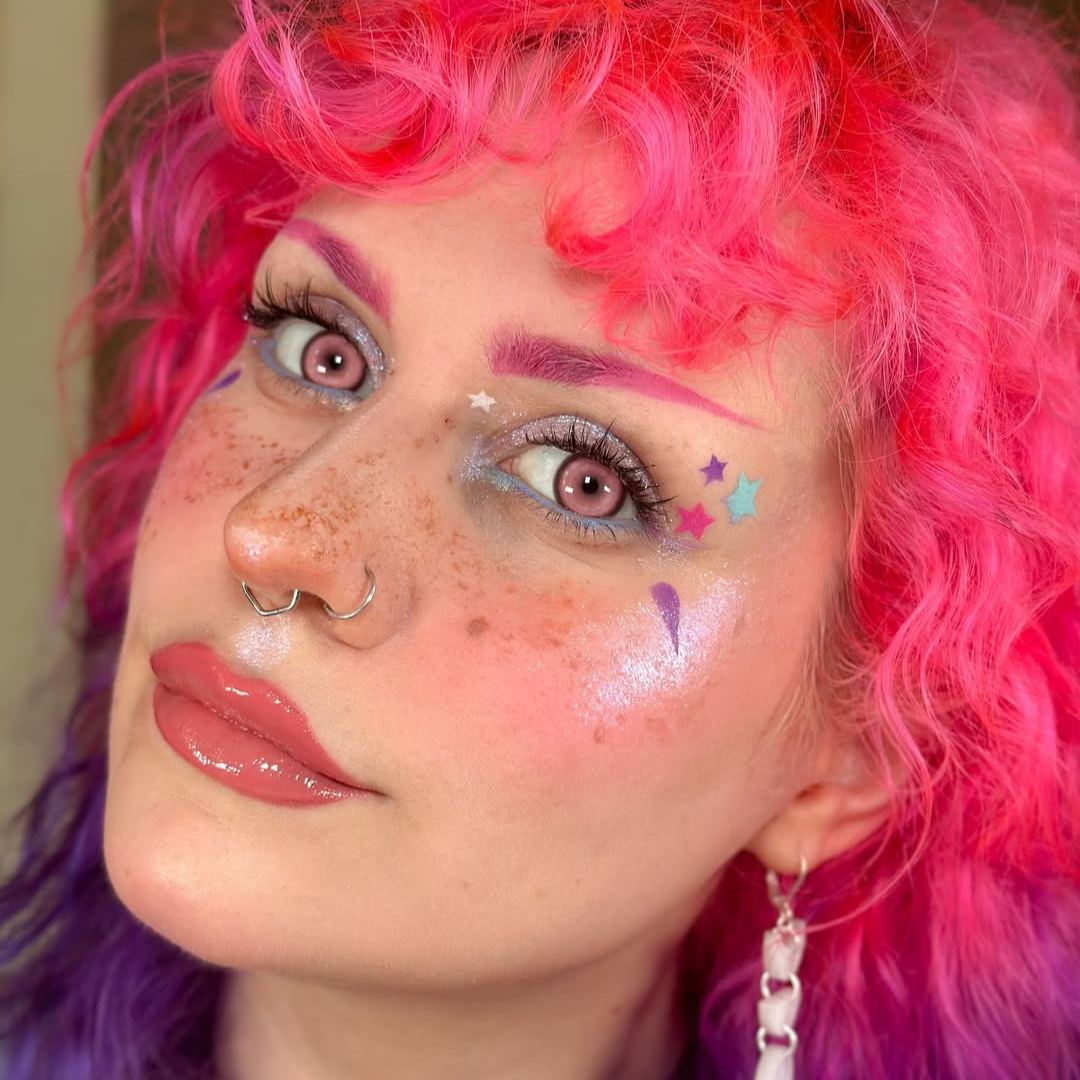 Koi Dream Pink Prescription Yearly Contact Lenses