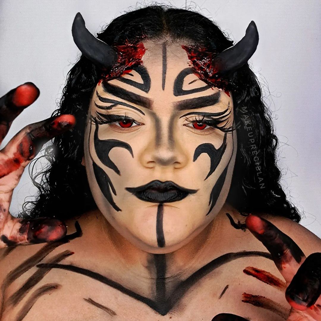 Circle Red Costume Contact Lenses