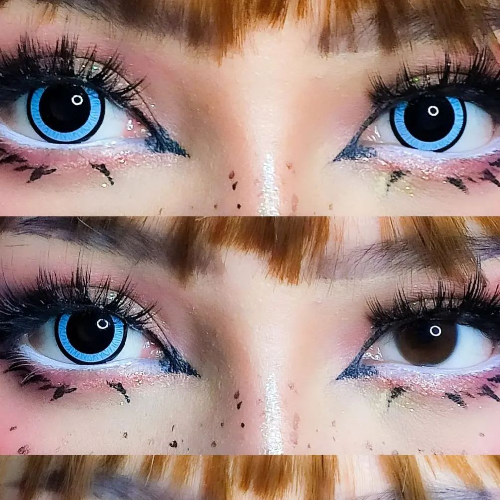 Eagle Nebula Blue Costume Yearly Contact Lenses