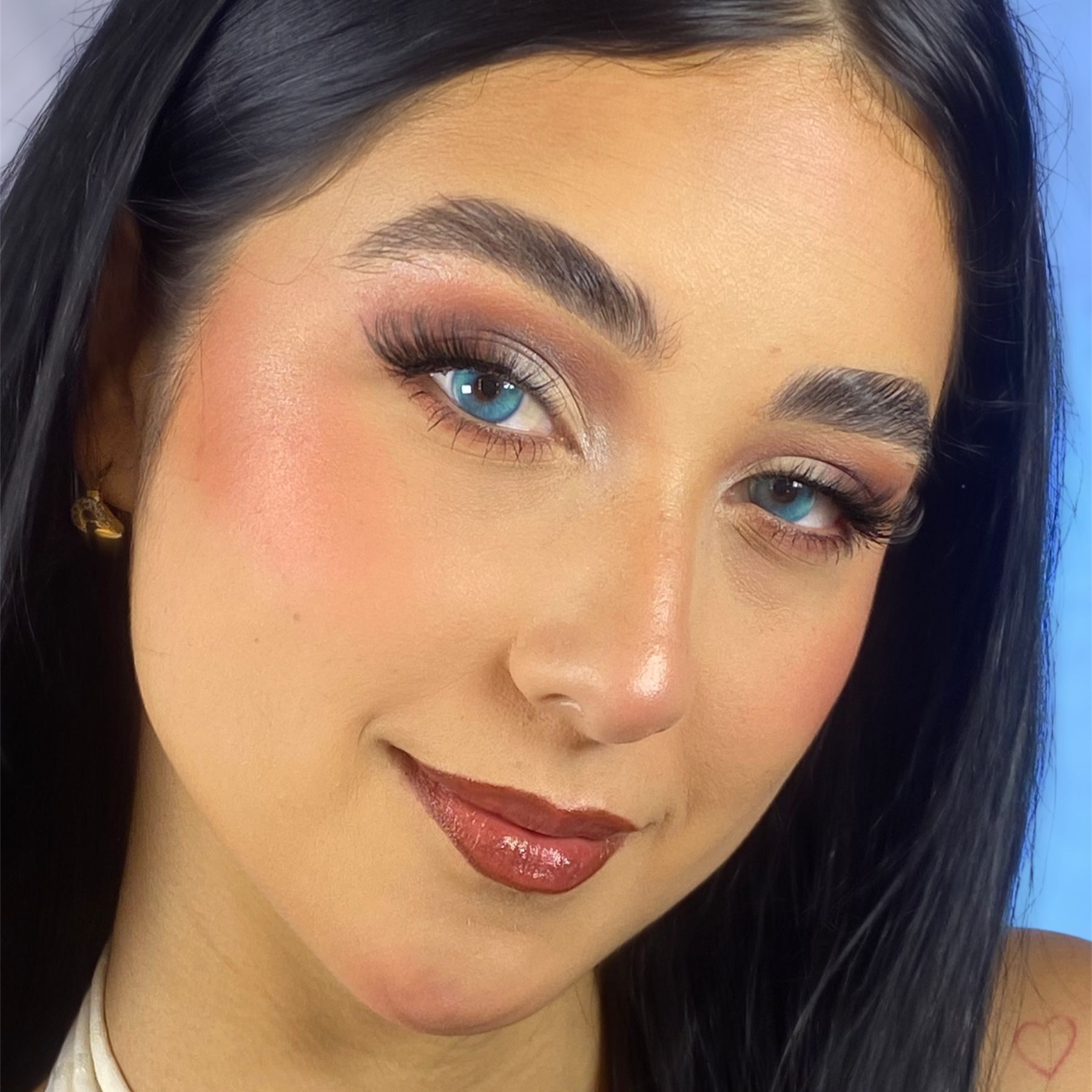 Moonstone Blue Prescription Yearly Contact Lenses