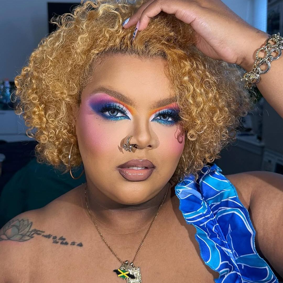 Genetic Samples Blue Yearly Contact Lenses