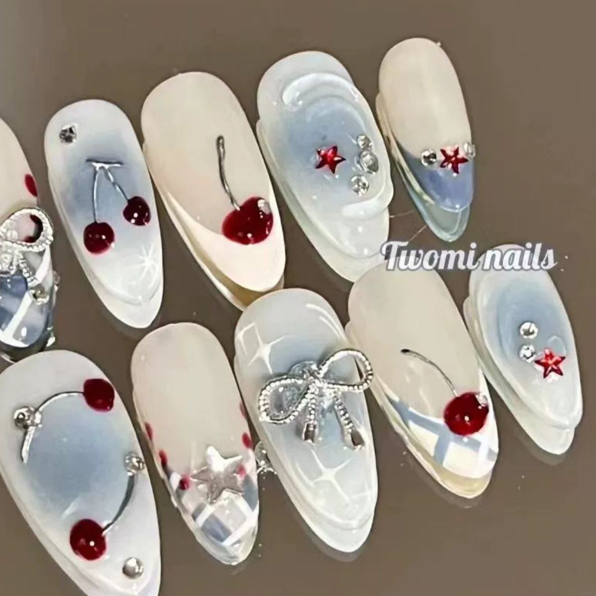 [Copy]Berry Fizz Purple Nails