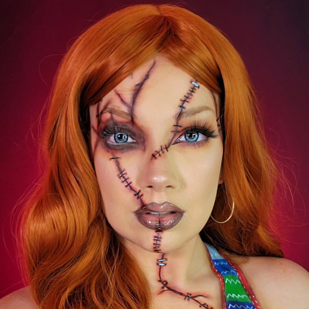 Genetic Samples Blue Yearly Contact Lenses