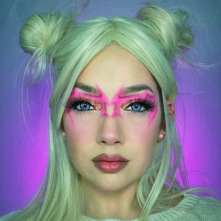 Genetic Samples Blue Yearly Contact Lenses