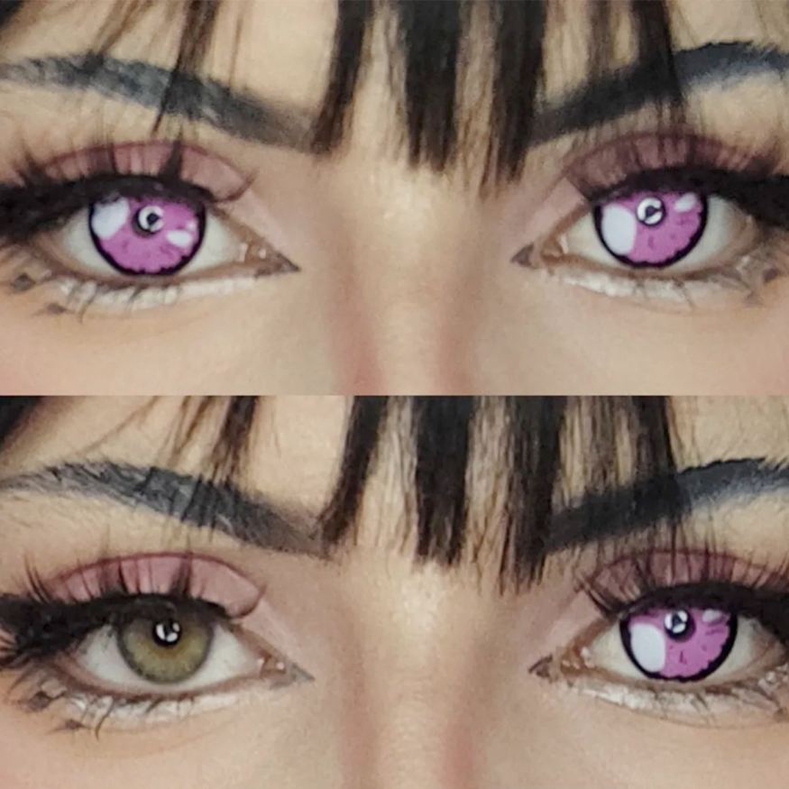 Anime Bling Purple Costume Yearly Contact Lenses