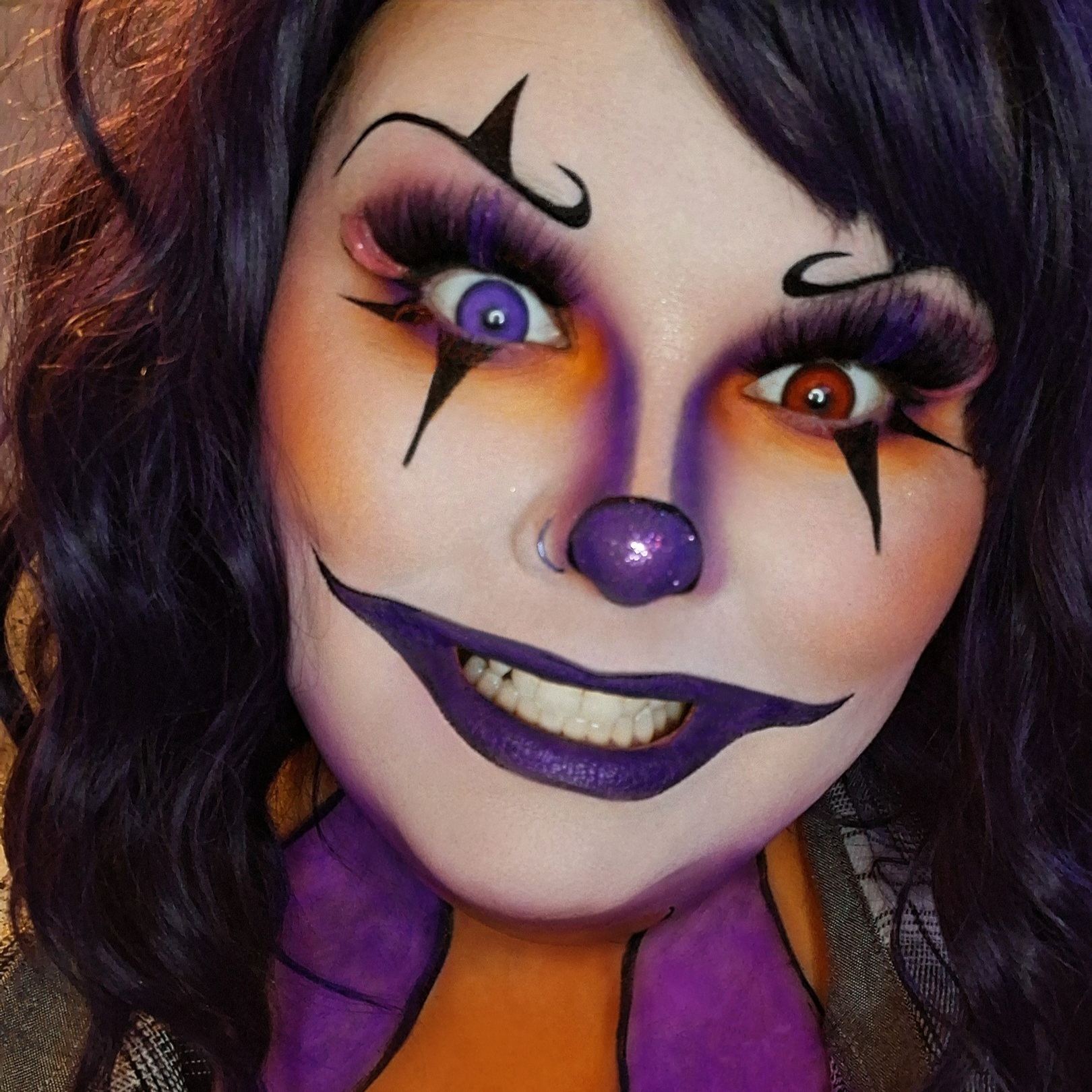 Koi Prank Purple Prescription Yearly Contact Lenses