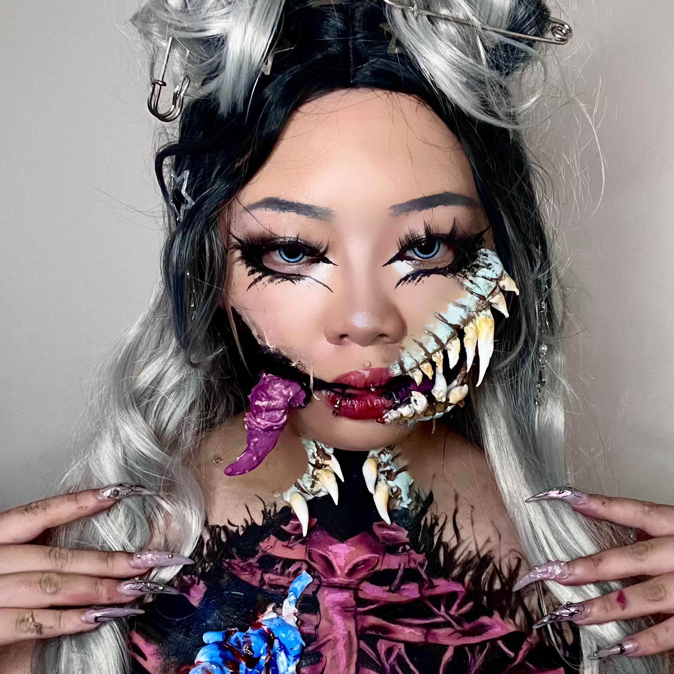 Eagle Nebula Blue Costume Yearly Contact Lenses