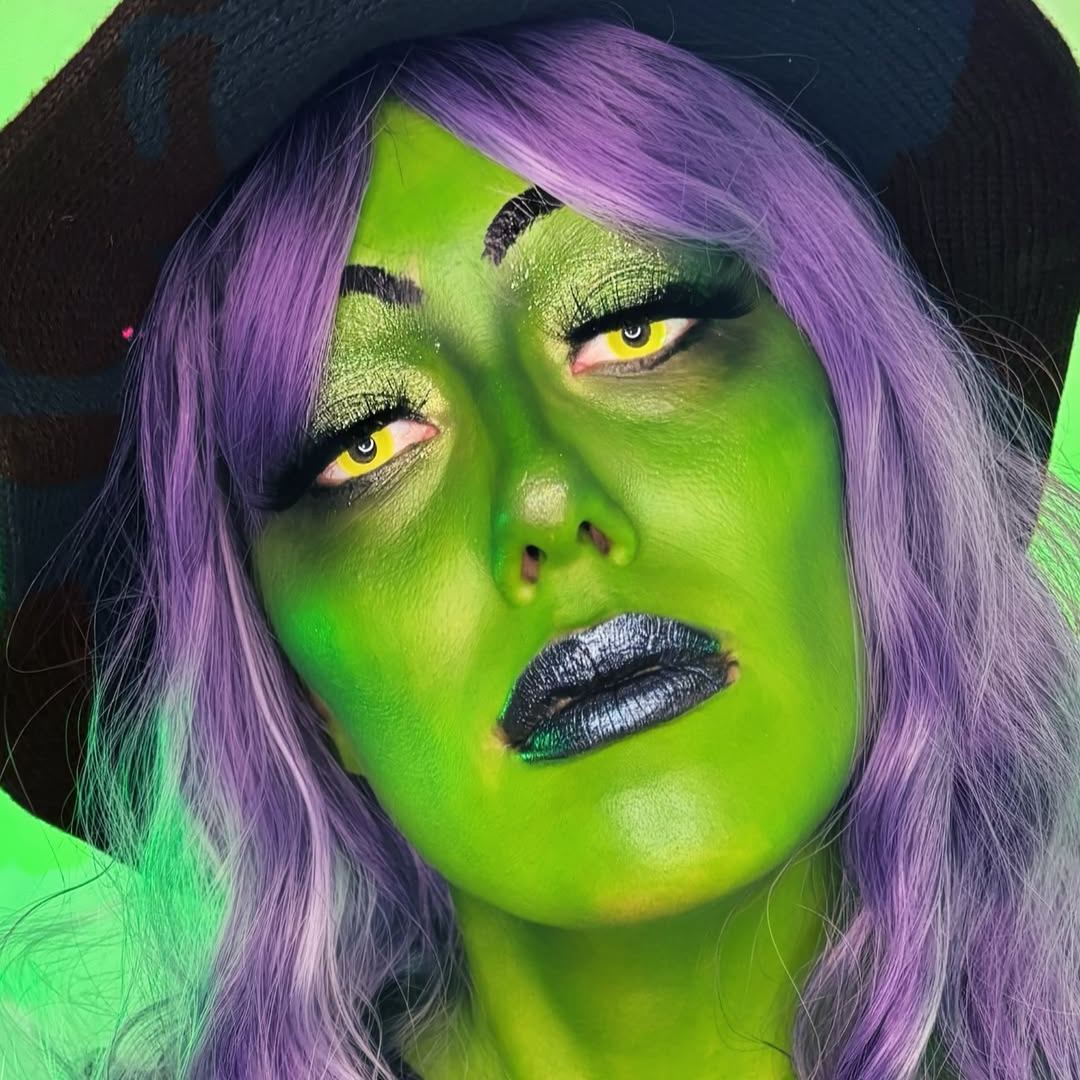 Pure Yellow Costume Contact Lenses