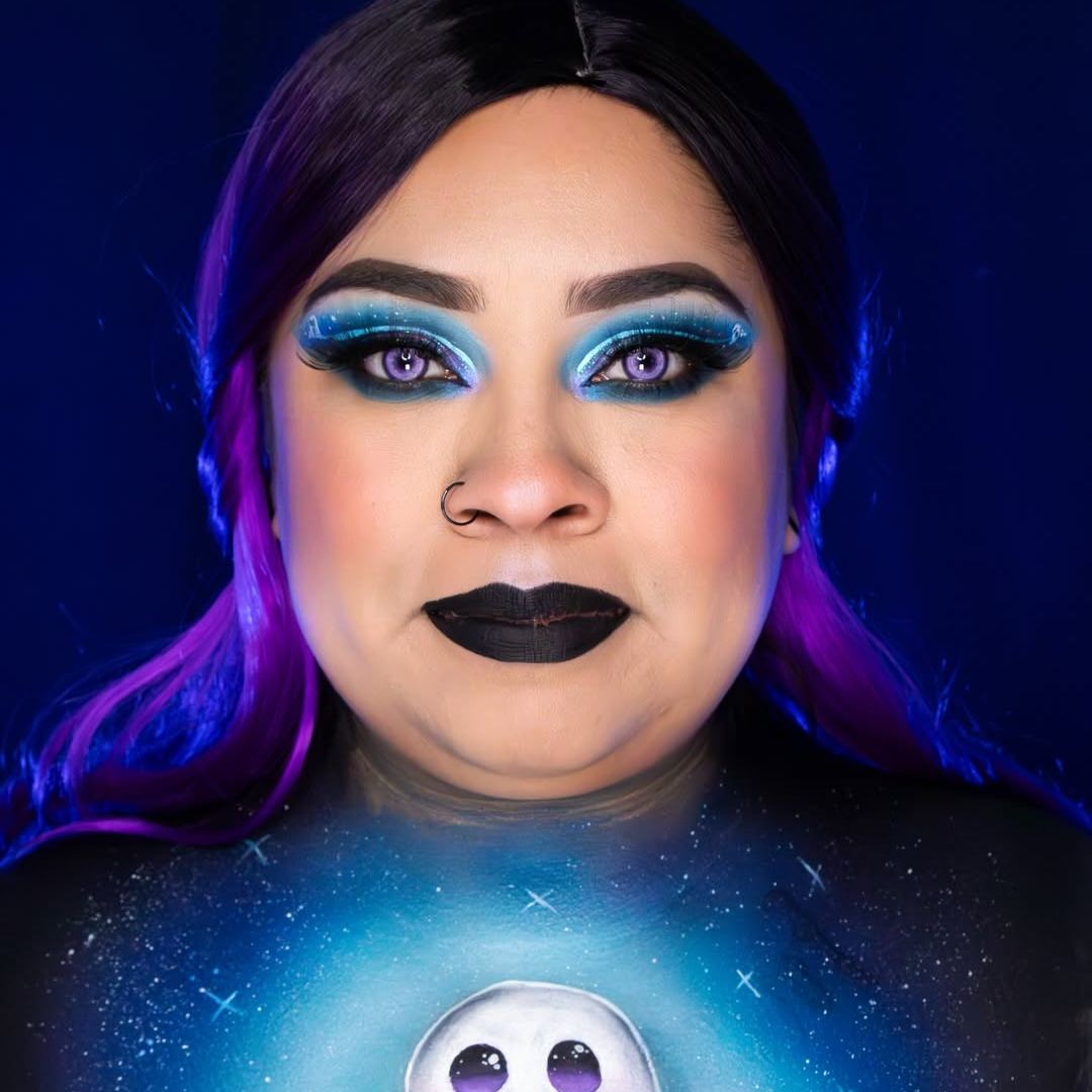 Koi Prank Purple Prescription Yearly Contact Lenses