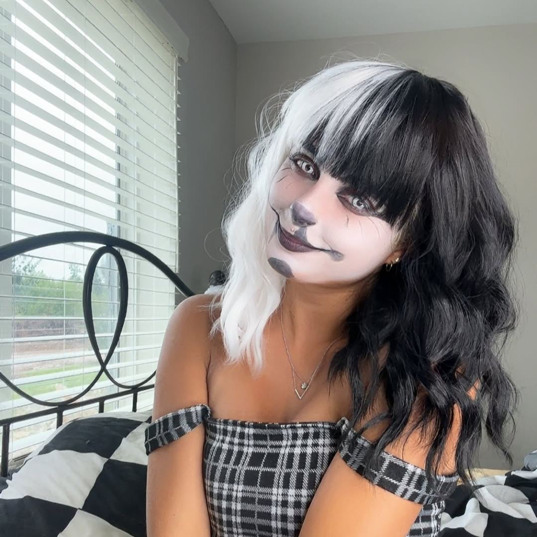 Circle White Costume Contact Lenses