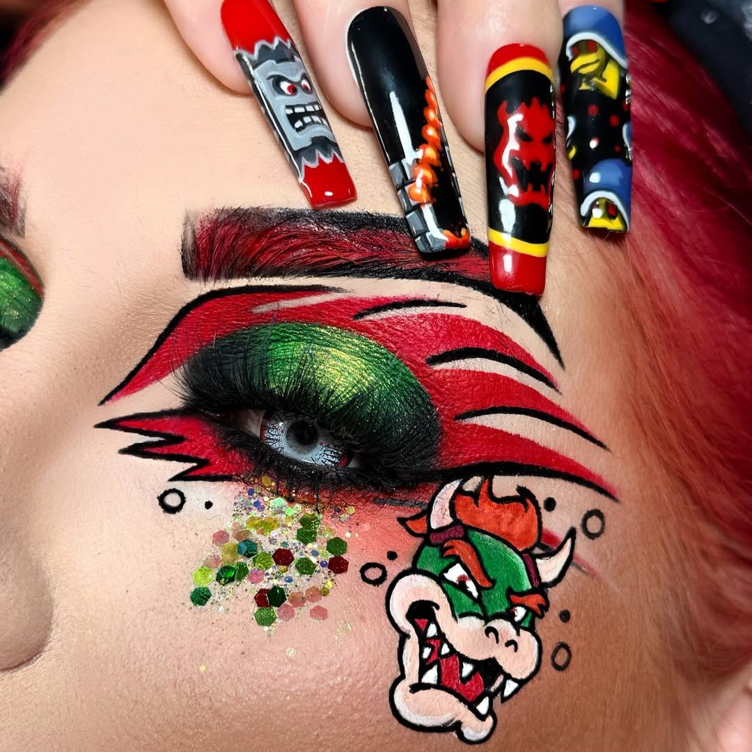 Clown Black Costume 6 Months Contact Lenses