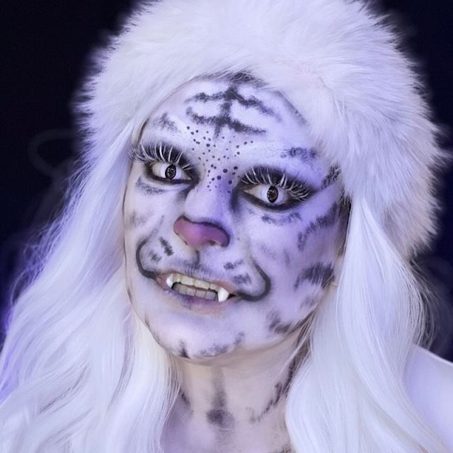 Reptile White Costume Contact Lenses