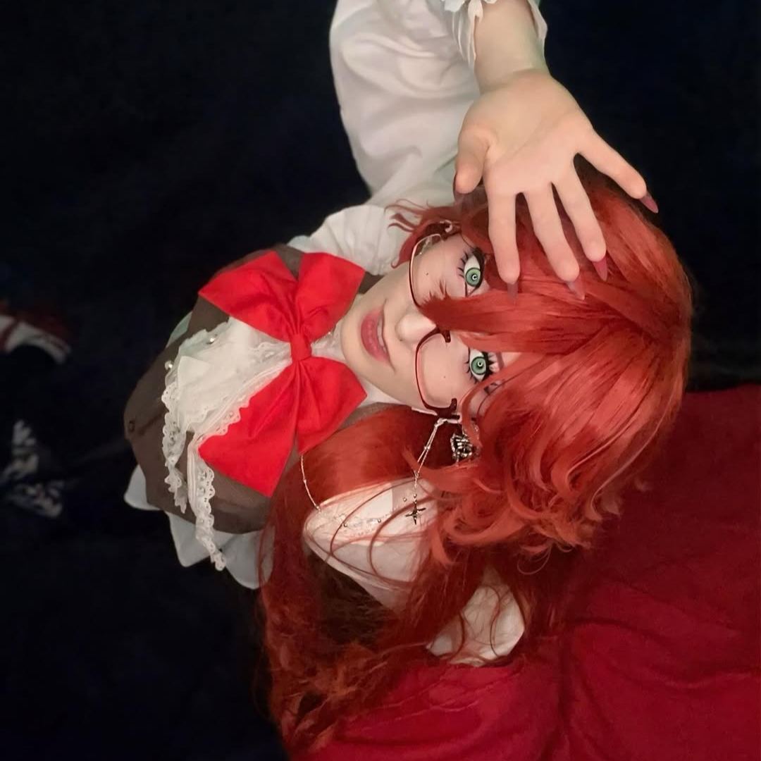 Koi Tail Butterfly Green Prescription Yearly Contact Lenses