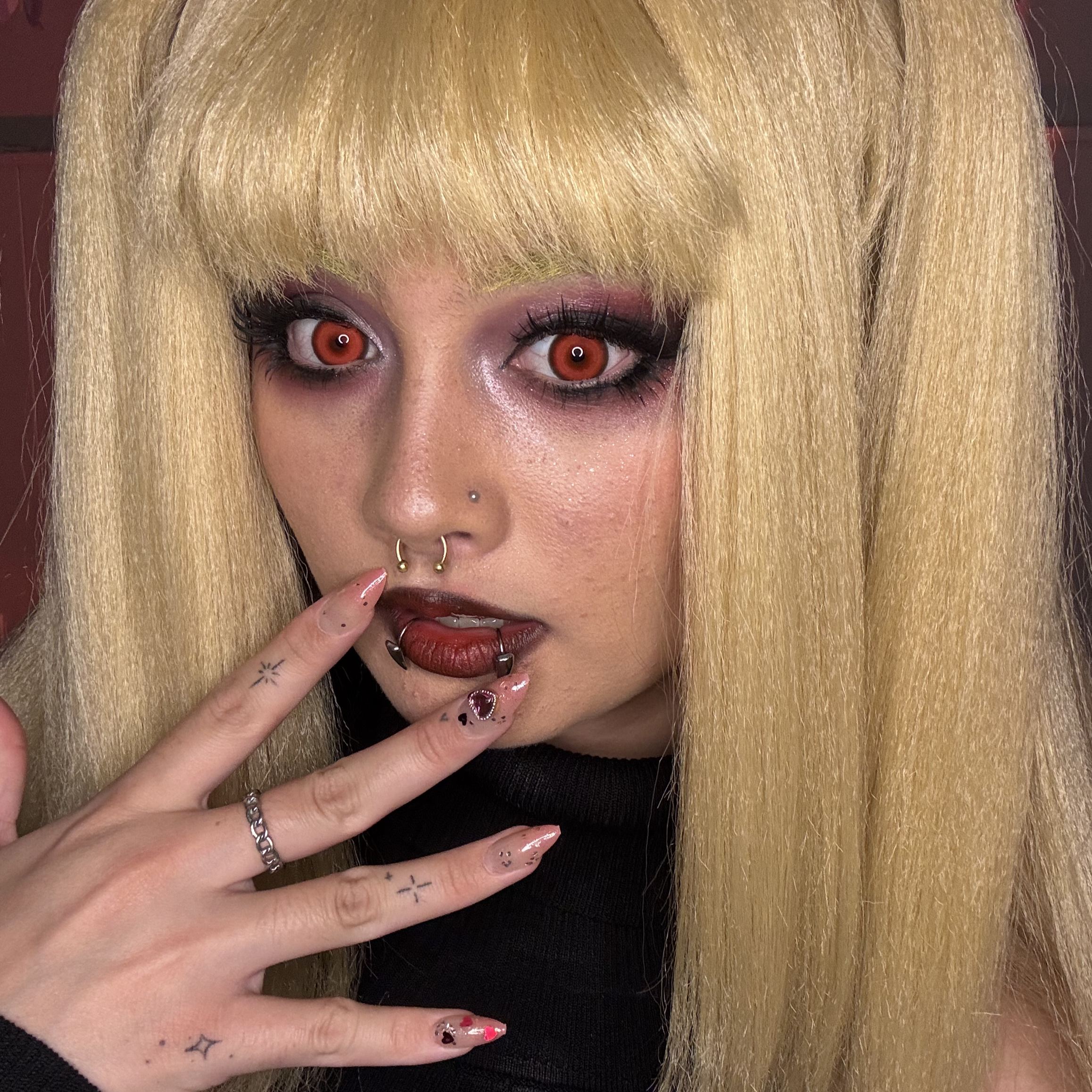 Koi Red Prescription Yearly Contact Lenses