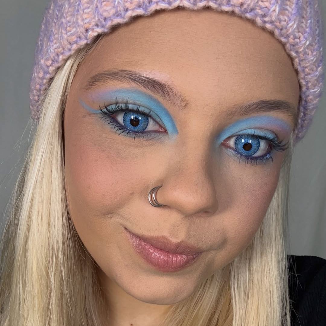 [US Warehouse] New York 2 Blue Prescription 6 Months Contact Lenses