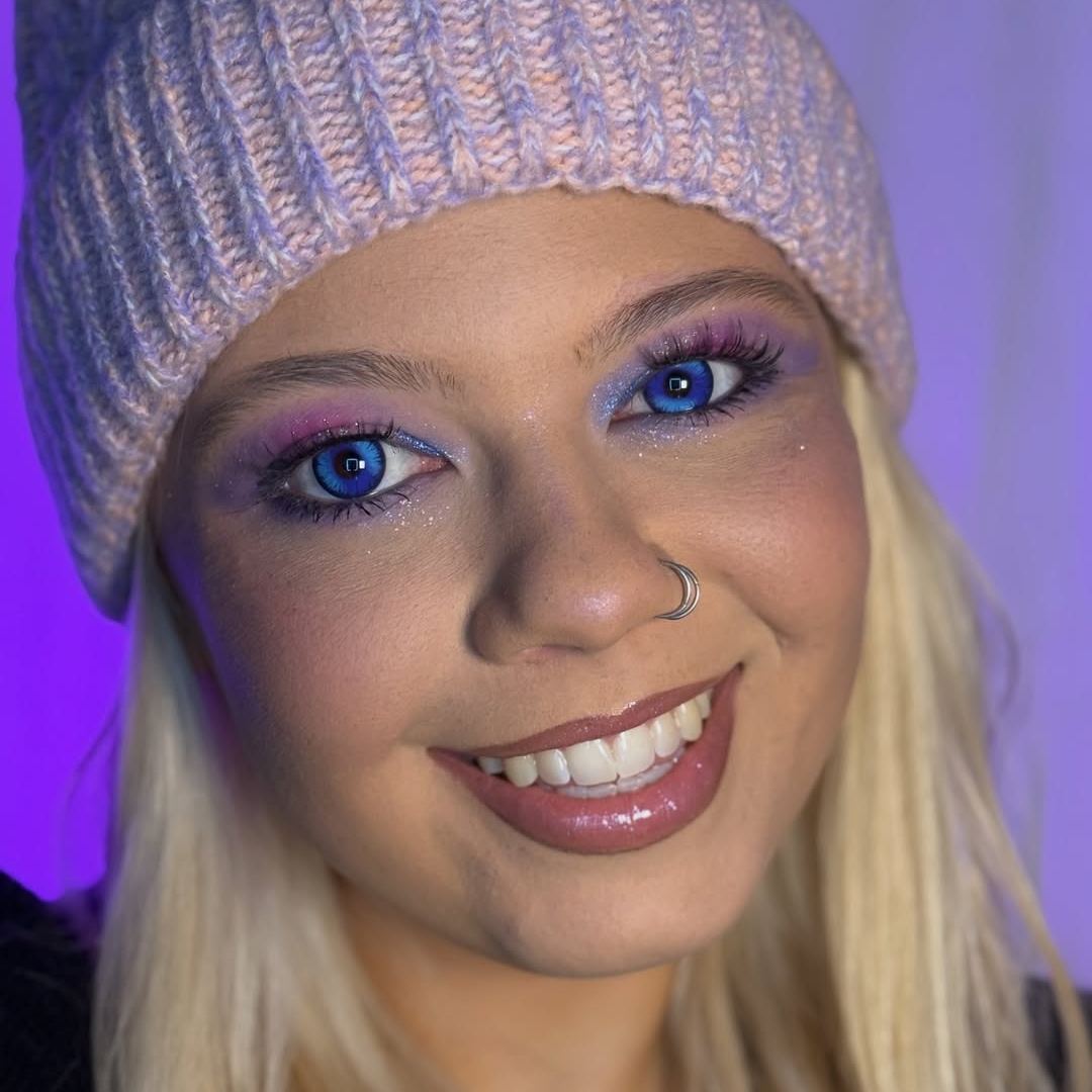 Enchantress Purple Costume Prescription Yearly Contact Lenses