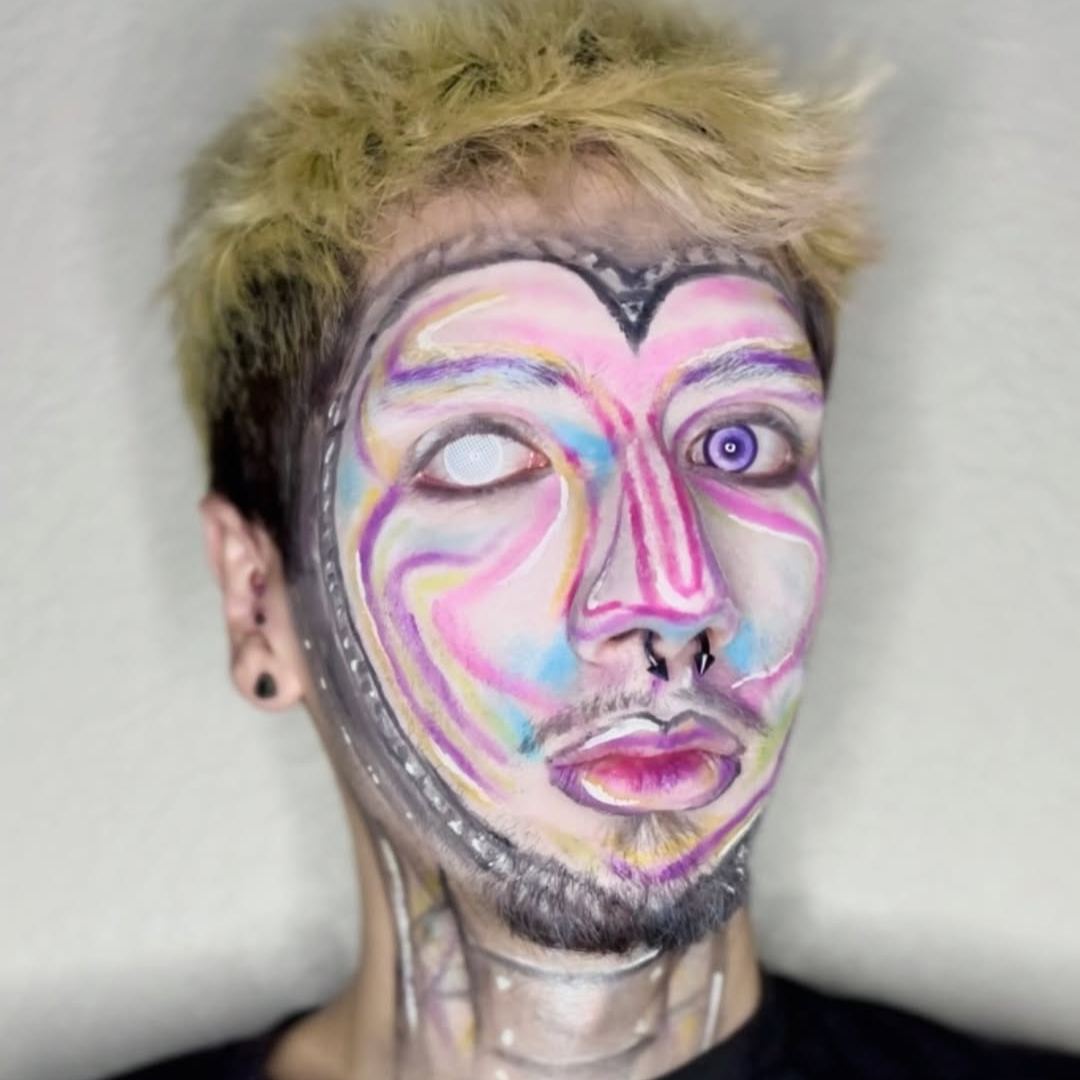 Koi Prank Purple Prescription Yearly Contact Lenses