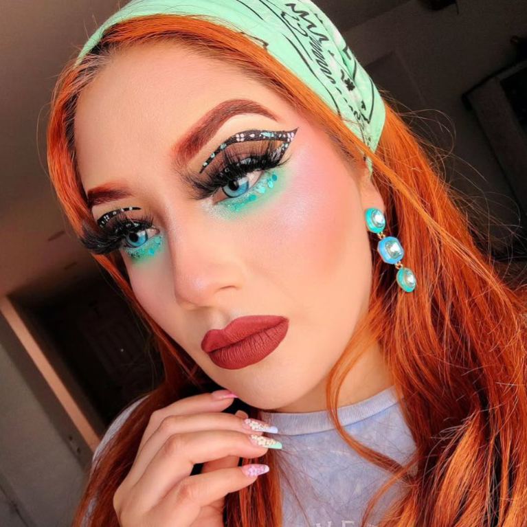 Ruby Blue Yearly Contact Lenses