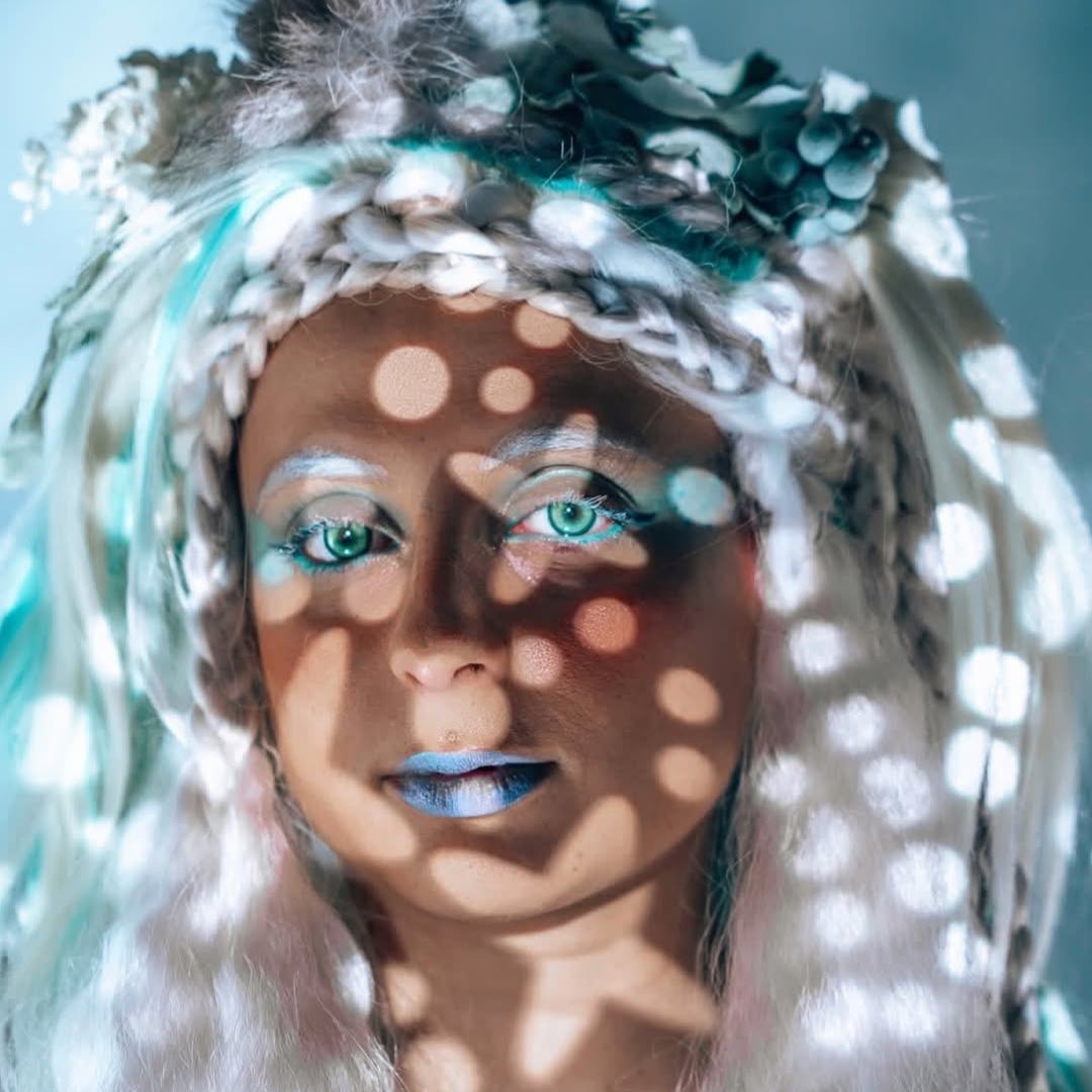 Koi Tail Butterfly Green Prescription Yearly Contact Lenses