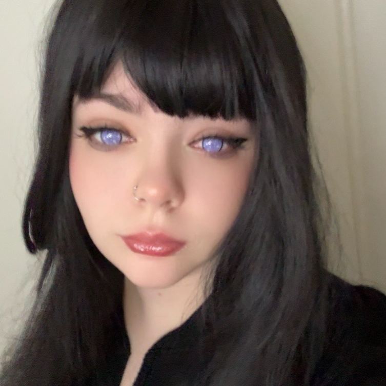 Blind Starry Purple Costume Yearly Contact Lenses