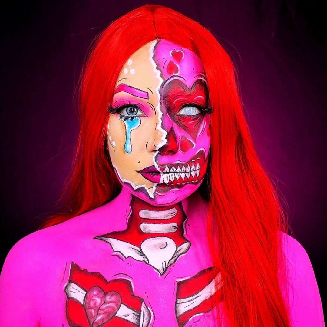 Mesh White Costume Yearly Contact Lenses