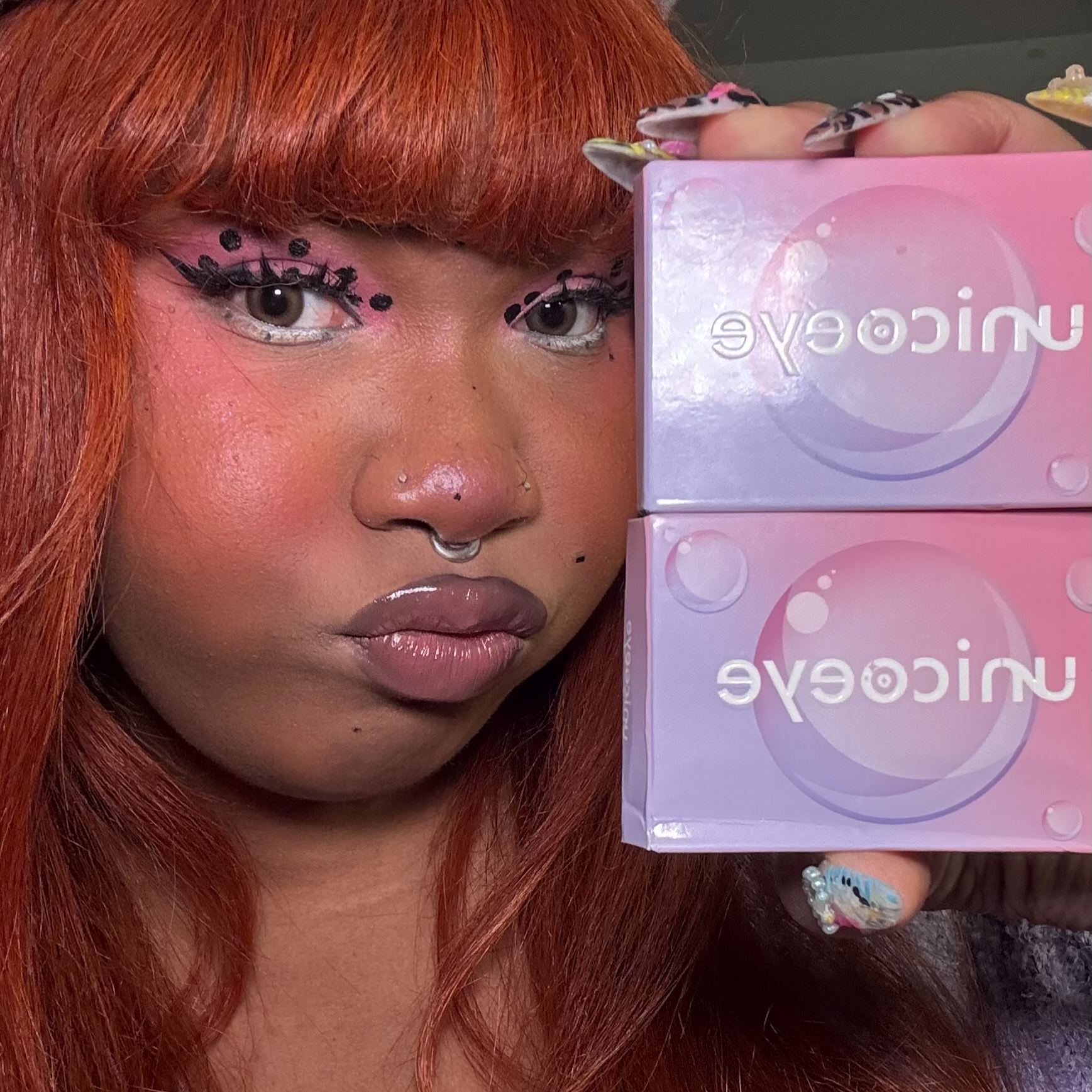 Fluffy Brown Prescription 6 Months Contact Lenses