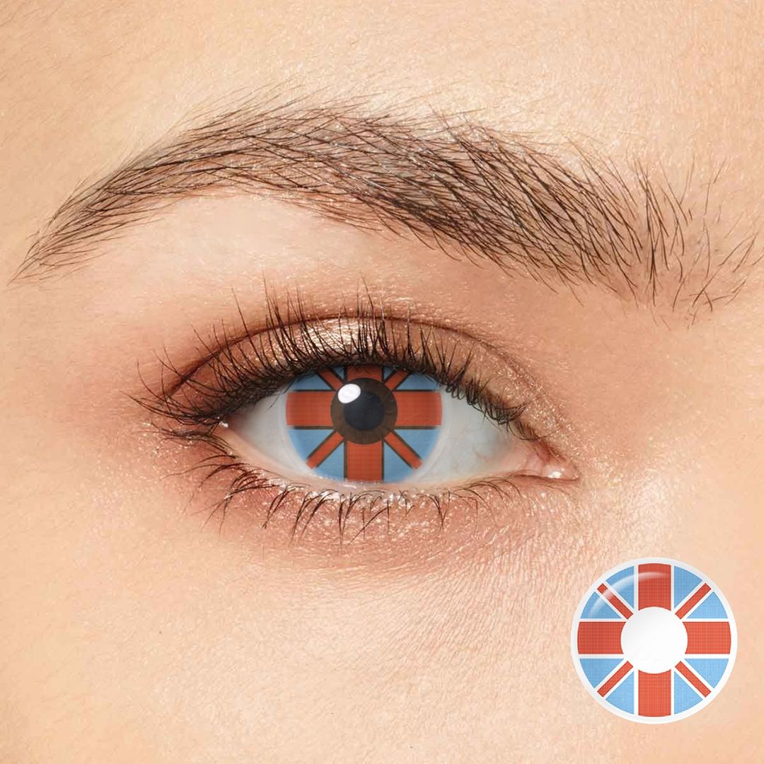 British Flair Costume Yearly Contact Lenses | 2 Pcs