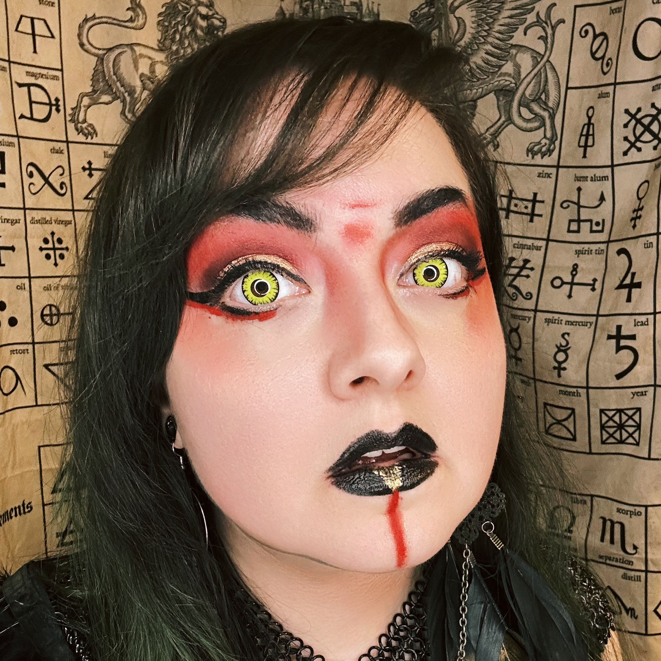 Twilight Yellow Costume Yearly Contact Lenses