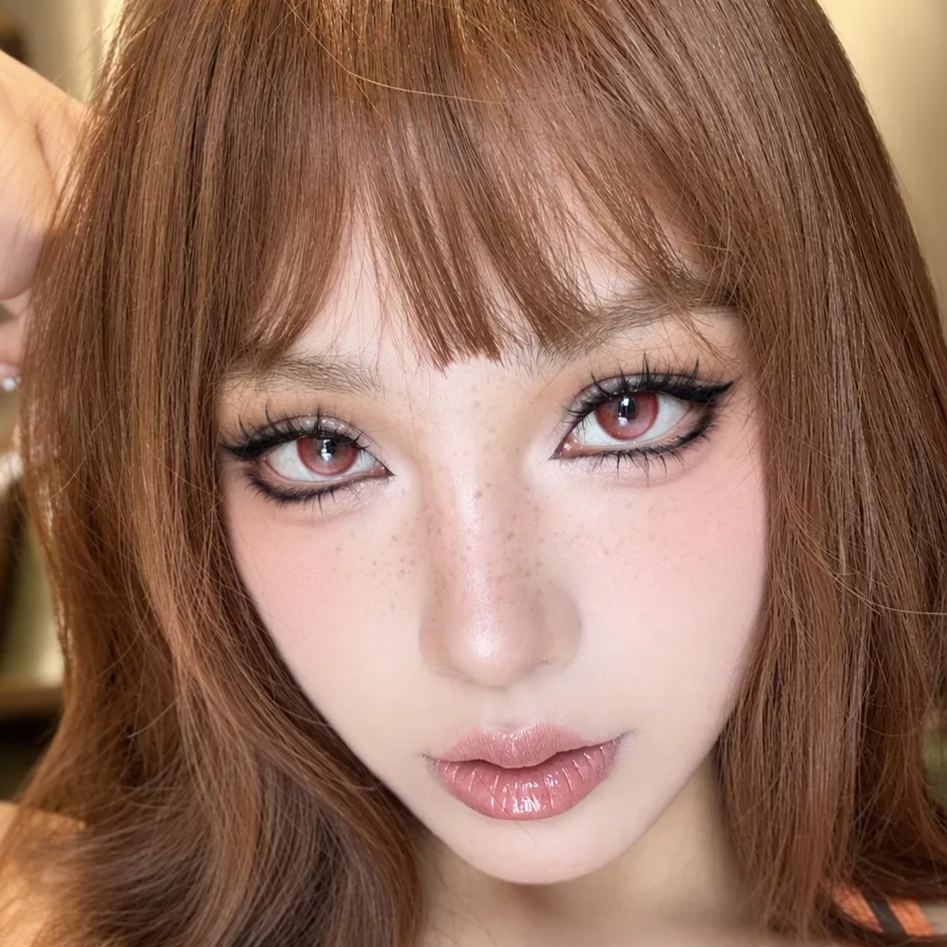 Witch's Tears Pure Red Costume Yearly Contact Lenses | 2 Pcs