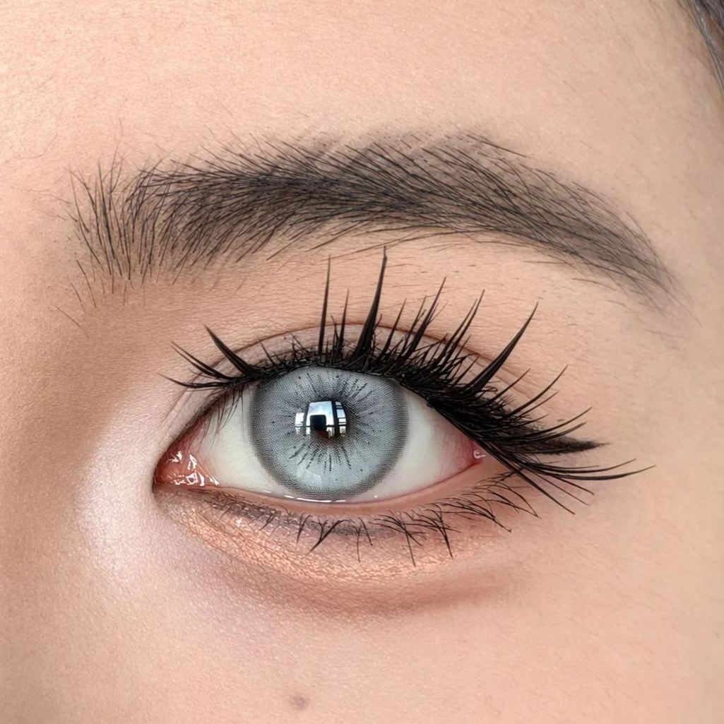 Inkwisp Gray Yearly Contact Lenses | 2 Pcs