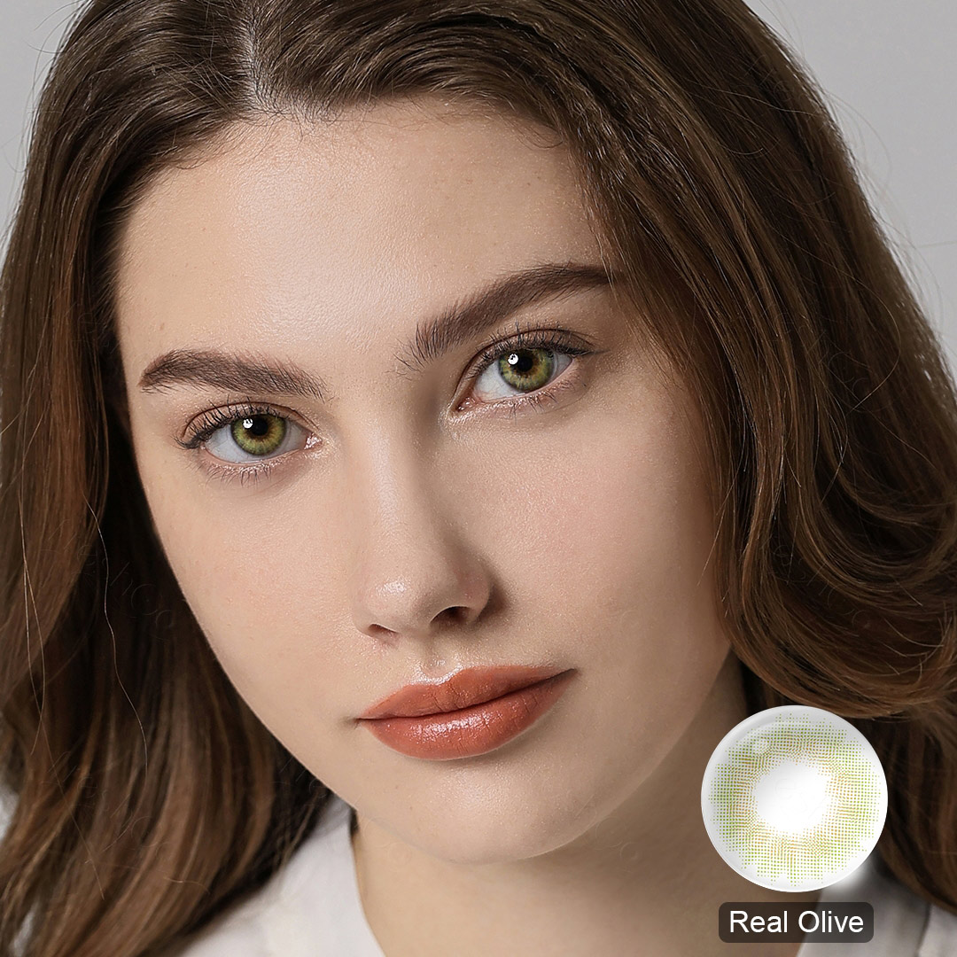 Spanish Real Olive Yearly Contact Lenses