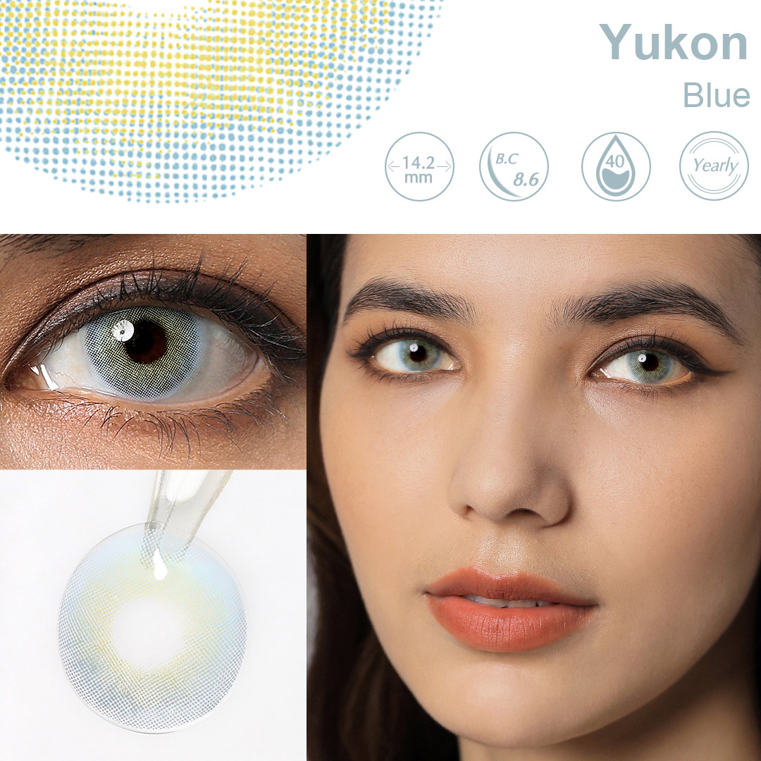Yukon Blue Yearly Contact Lenses