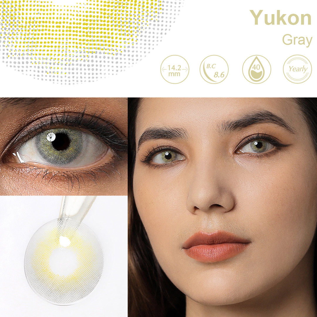Yukon Gray Yearly Contact Lenses