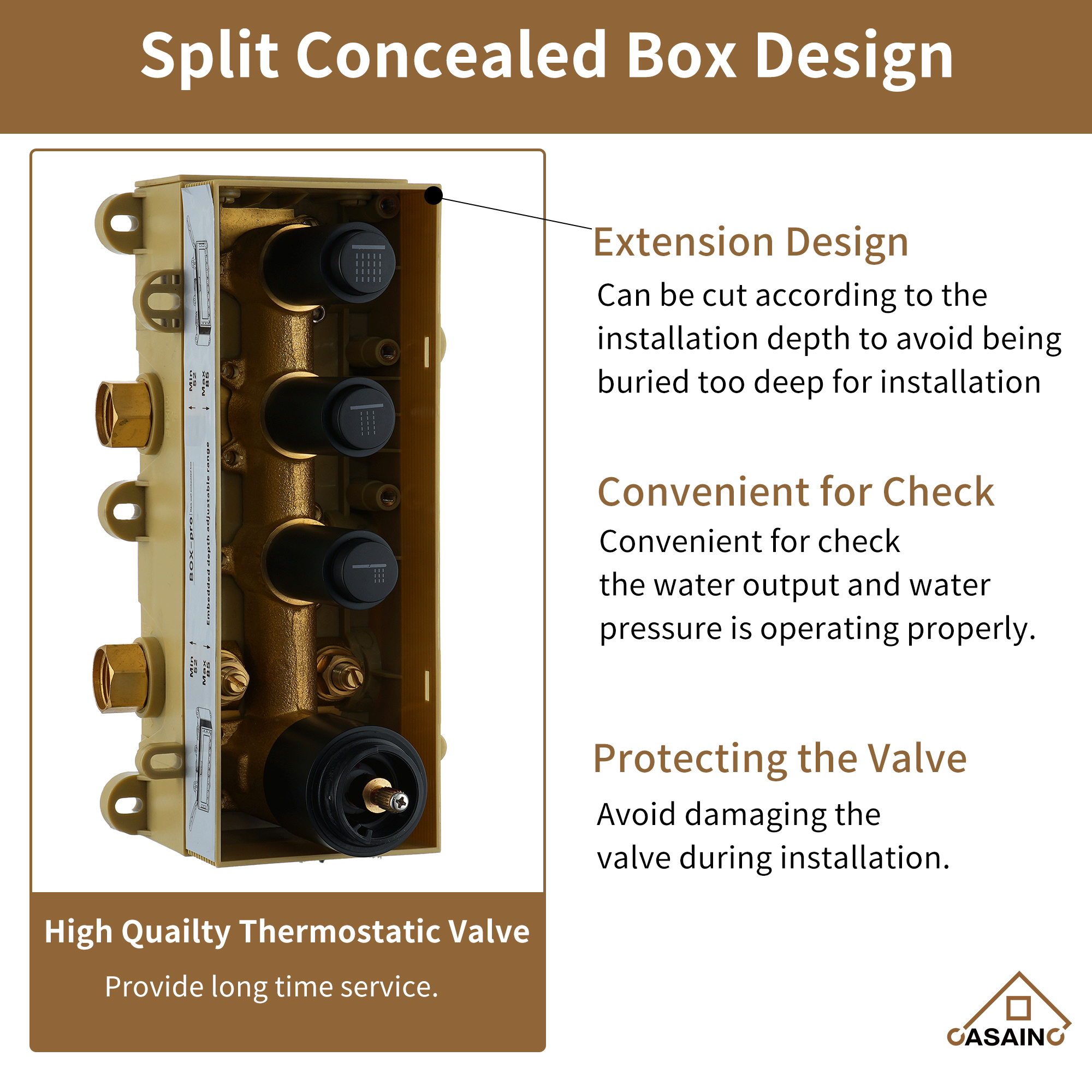 Thermostatic 2-Spray Patterns 12 in. Dual Ceiling Mount Fixed and Handheld Shower Head in Matte Black with 6-Jets