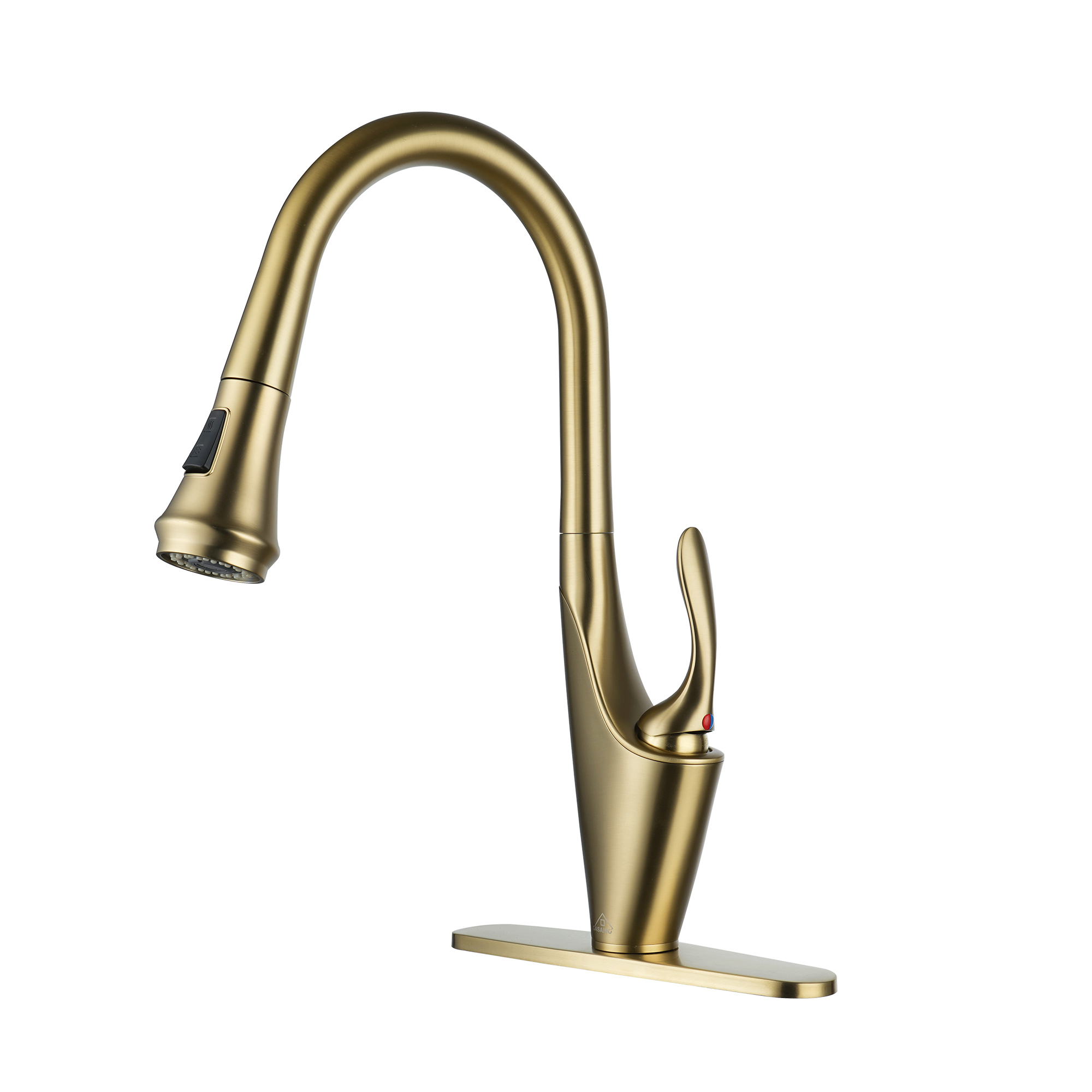 Single-Handle Kitchen Faucet with Pull-Out Sprayer