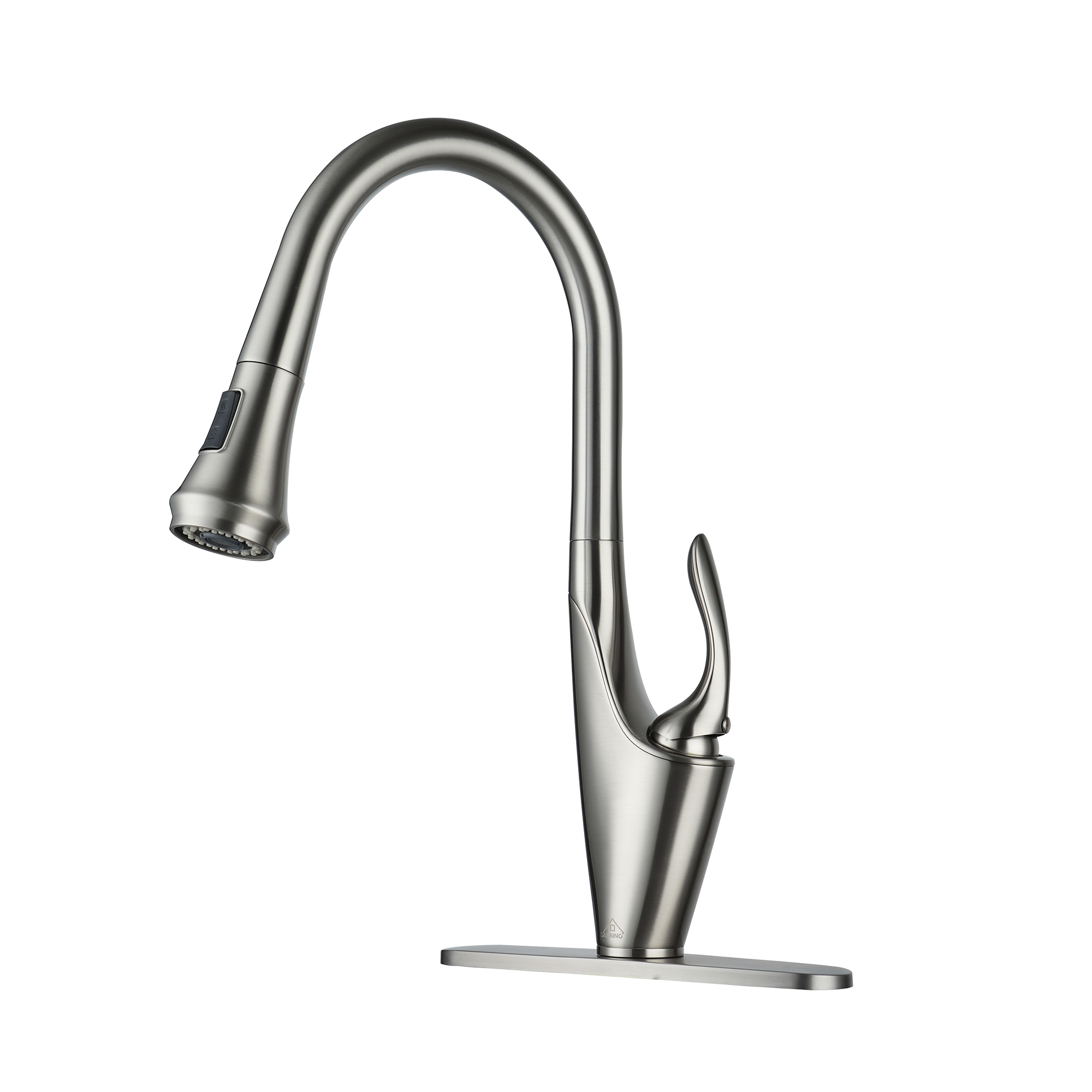Single-Handle Kitchen Faucet with Pull-Out Sprayer