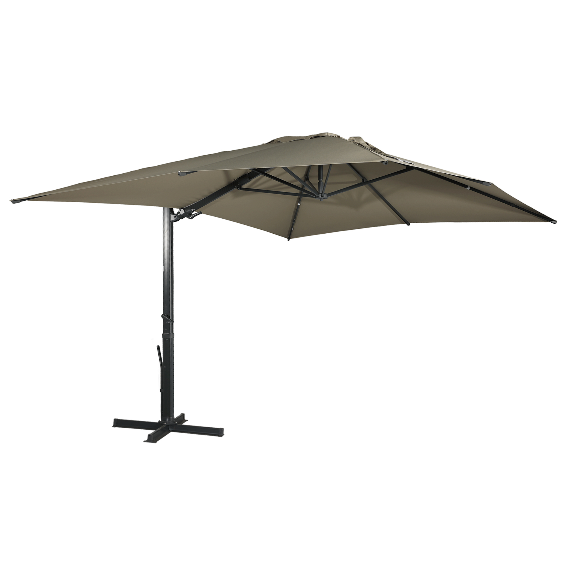 13ft Square Aluminum Tilt Umbrella for Outdoor Patio Umbrella