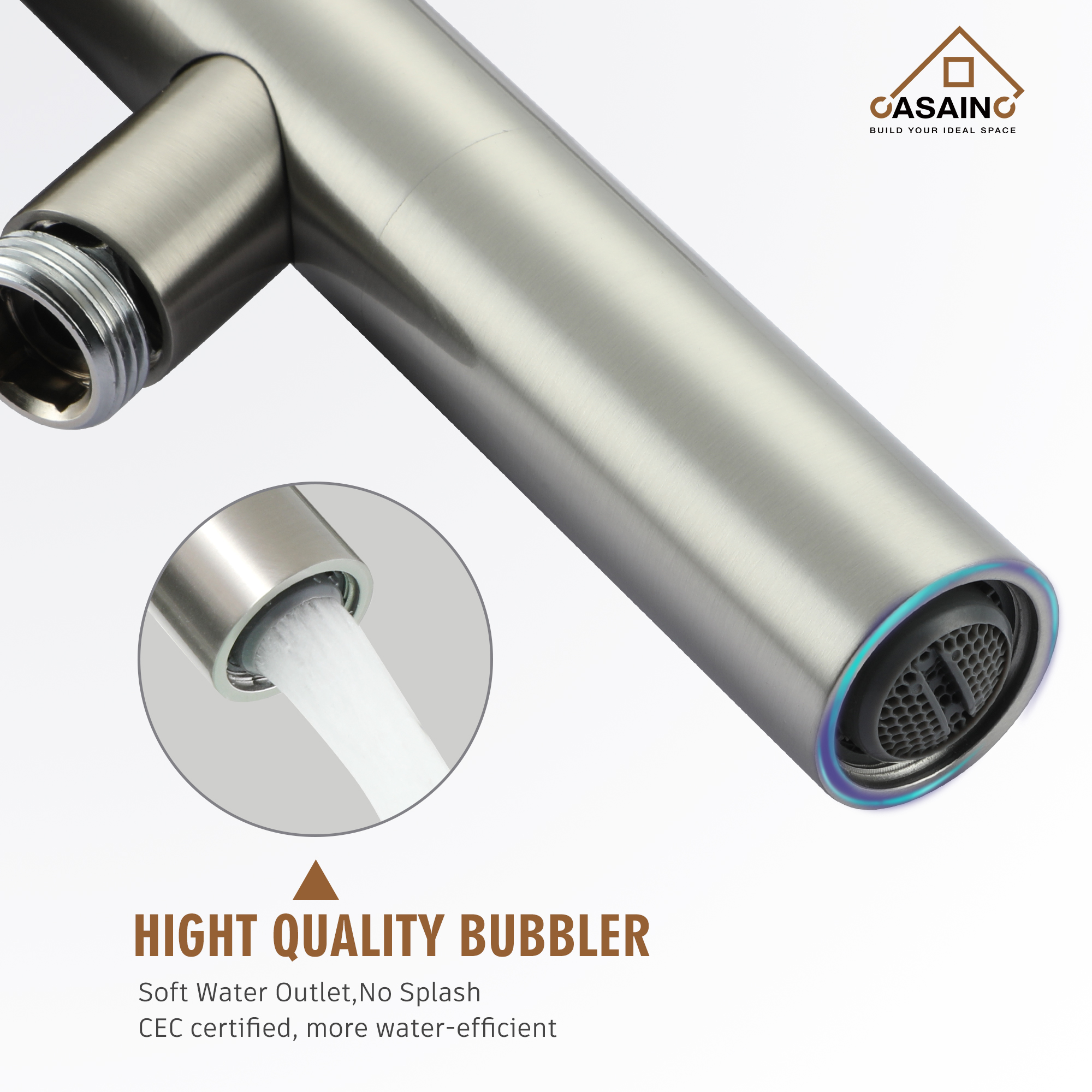 Single-Handle Floor Mount Freestanding Tub Faucet with Hand Shower in. Brushed Nickel/Matte Black/Chrome