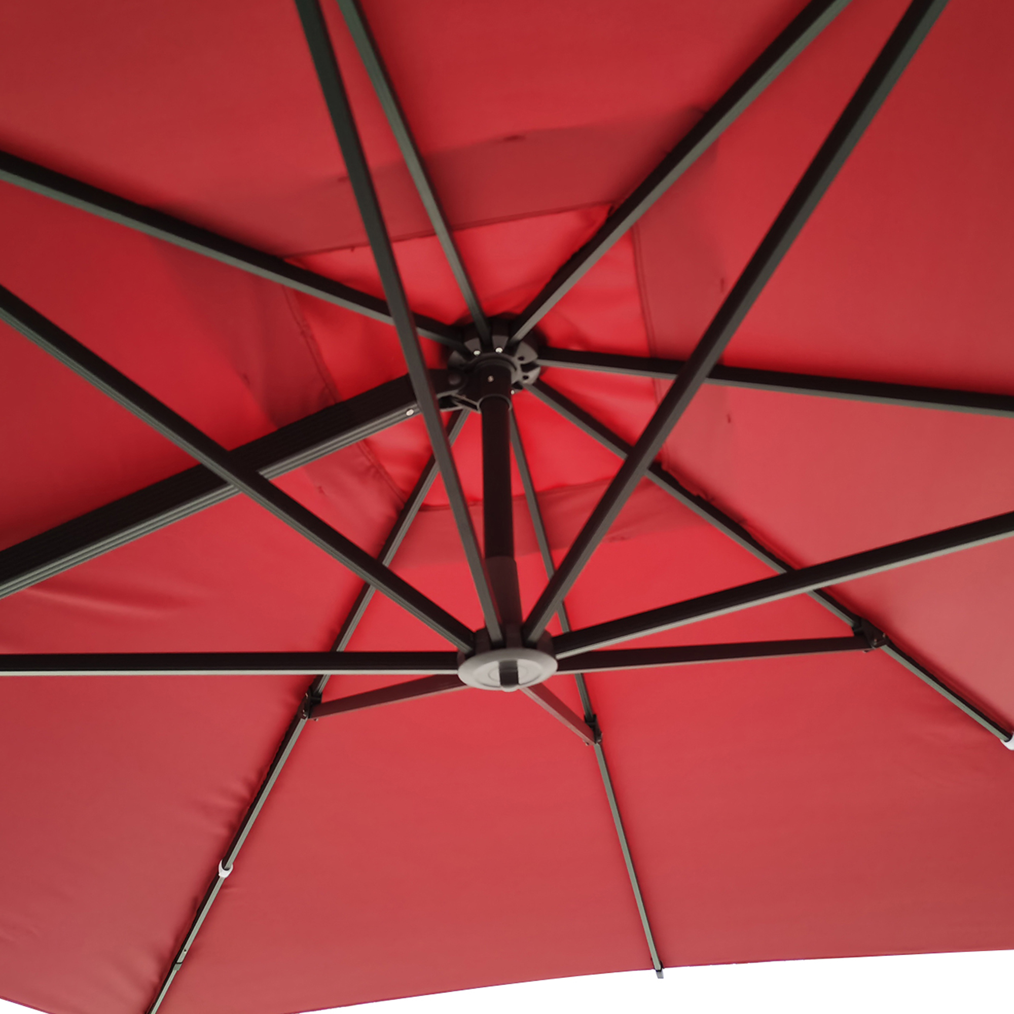 13ft Square Aluminum Tilt Umbrella for Outdoor Patio Umbrella-Mondawe