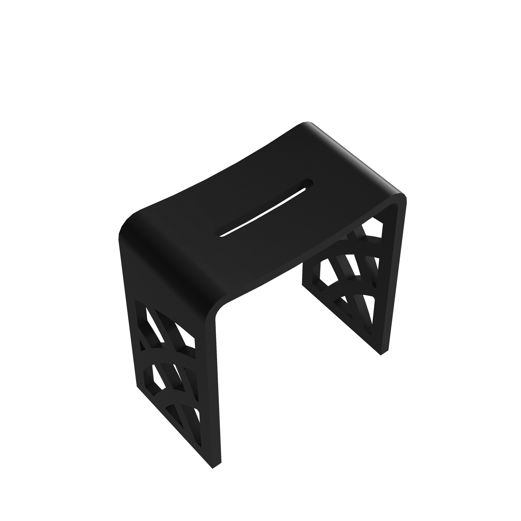 Matte artificial stone stool , Applicable to multiple scenes, can be used in shower room/bathtub side storage/living room/bedroom