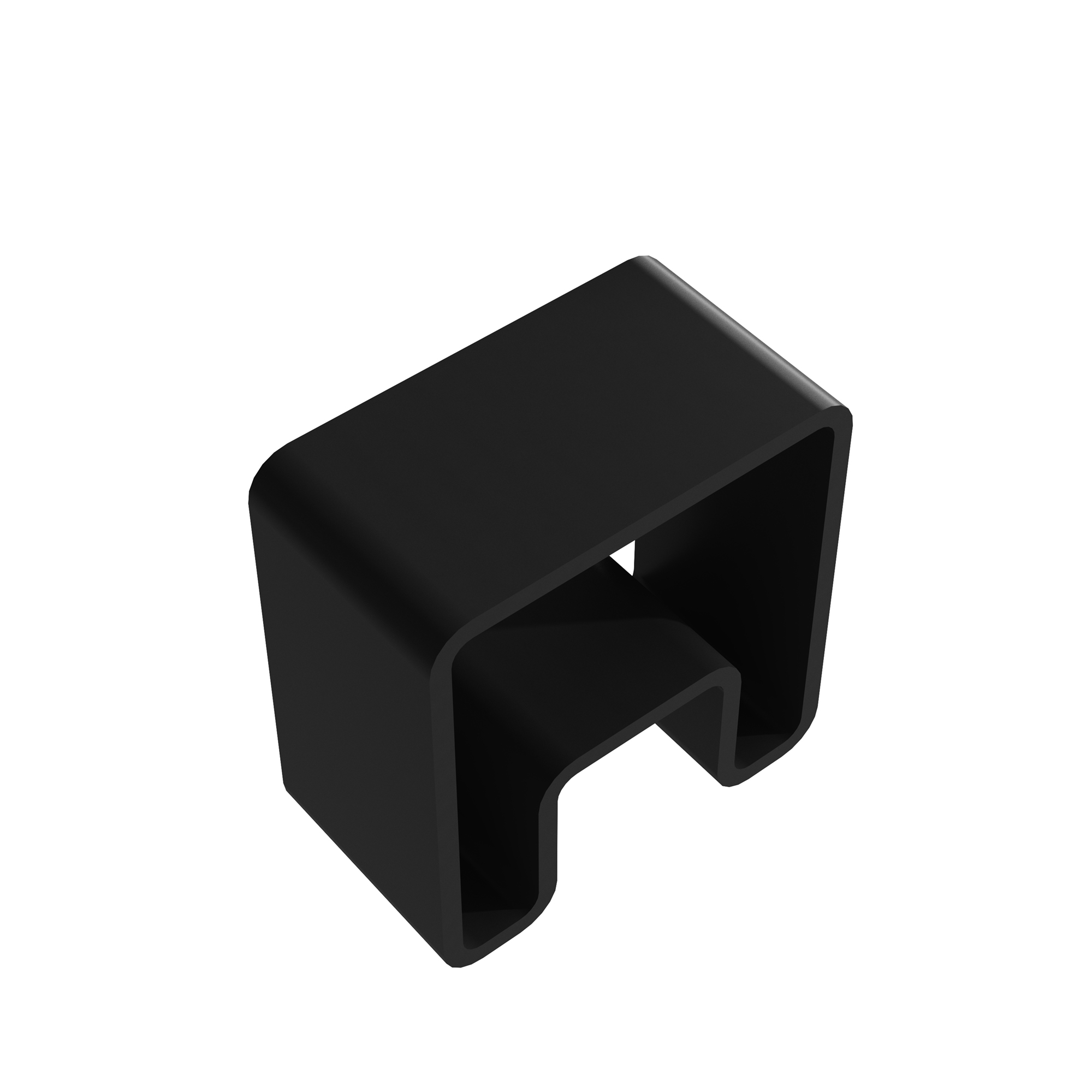 Solid Surface Stool for Bathroom - Matte White/Matte Black，Applicable to multiple scenes, can be used in shower room/bathtub side storage/living room/bedroom