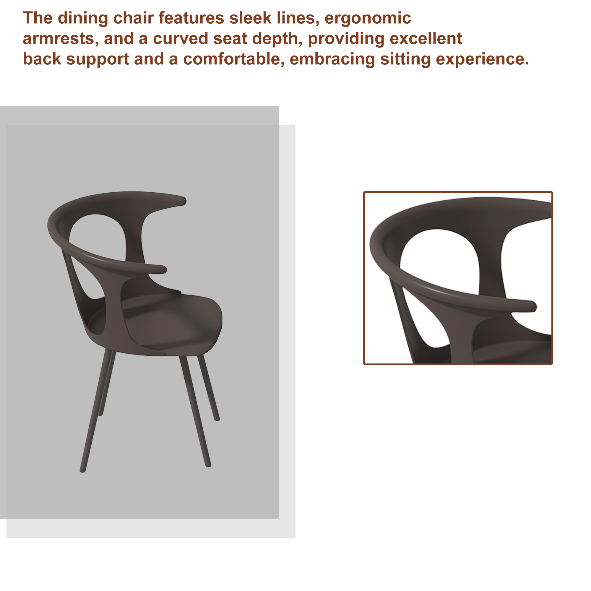 Mondawe Balcony Backyard Outdoor Dining Set with 4 Dining Chairs and Patio Table -Mondawe